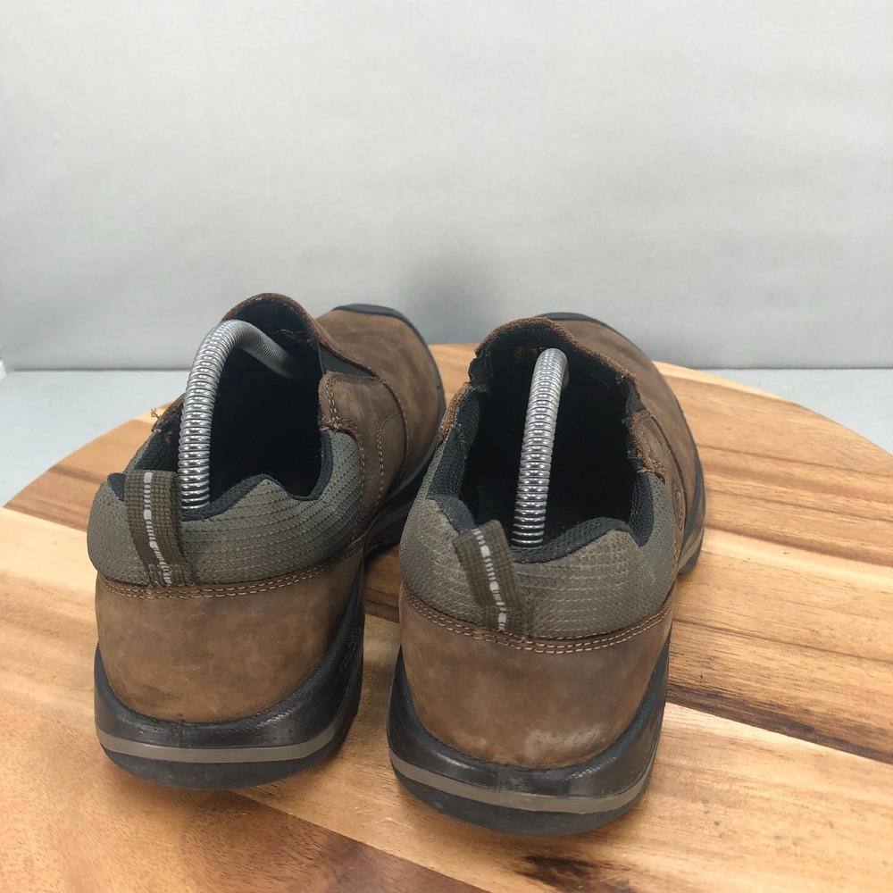 Keen Rialto Slip On Casual Shoes Mens 9.5 Brown Leather Comfort Walking Cushion - Picture 4 of 7